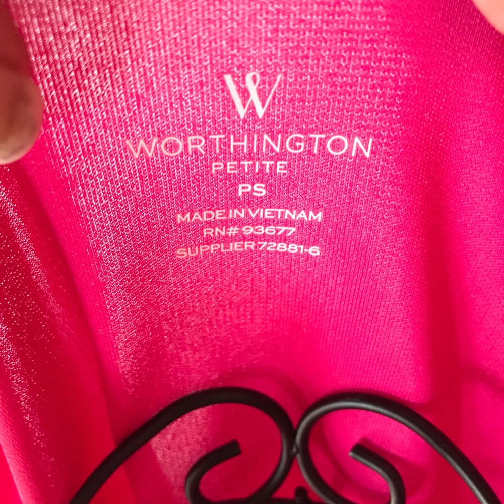 Worthington women’s drape neck sleeveless tank top - Picture 3 of 7